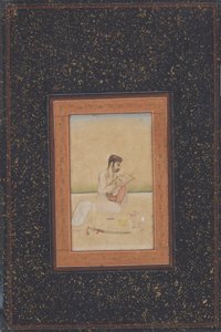 Behzad le peintre portant des lunettes