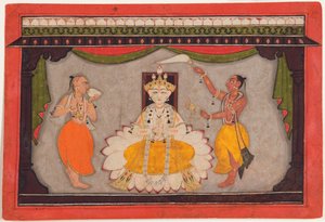Bouddha avatar de Vishnu, c.1700 - Indian School