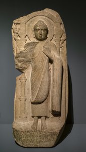 Bouddha debout. Inde du Sud, Andhra Pradesh, Ghantashala - Indian School