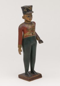 Figure en bois sculpté d