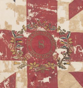 Centre de la première ou couleur royale, 8e régiment d