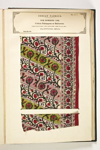Couvre-lit ou Palempore en coton, Fatehgarh, Uttar Pradesh, Inde, pour usage domestique, No. 152 de "La Collection des fabricants de textiles de l