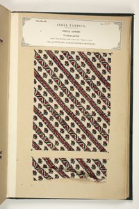 Impression de coton, Fatehgarh, Uttar Pradesh, Inde, Pièces de tissu, No. 310 de 