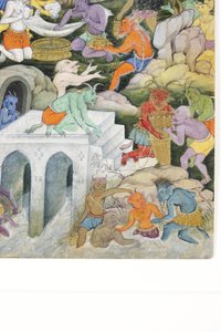 (détail) Démons dans un paysage sauvage
