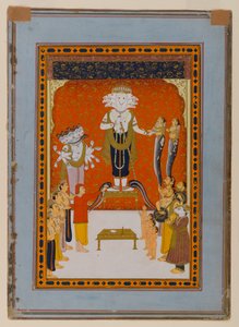 Dévotions à Nagadevata, Rajasthan, c.1790 - Indian School
