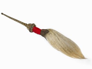 Chasse-mouches du palais de Bahadur Shah, Delhi, vers 1857