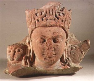Tête de Vaikuntha Vishnu, Mathura, Uttar Pradesh - Indian School
