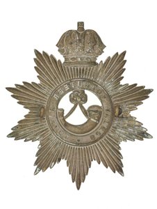 Insigne de casque, Bombay Volunteer Rifles, 1877-1901