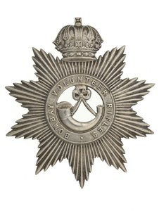 Insigne de casque, Bombay Volunteer Rifles, 1877-1901