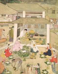 Festin de femmes, c.1810 - Indian School