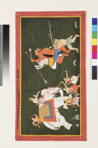 Indra combat le démon Vritrasura