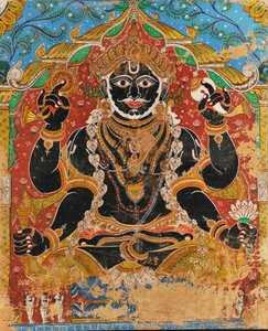 Jagannath (peinture murale) - Indian School