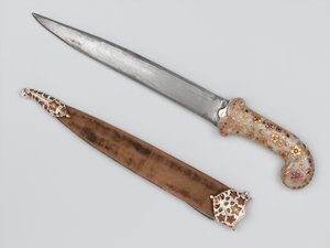 Khanjar ayant appartenu à Tipu Sultan, pris à Seringapatam, vers 1799 - Indian School