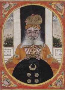Maharaja Sardar Singh, souverain de Bikaner, 1851-71 - Indian School