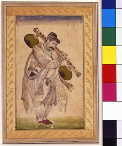 Naubat Khan, le joueur de vina - Indian School