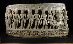 Navagraha, vers 950-1000 (détail)