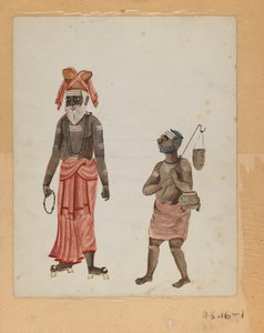 Une des neuf images montrant des Indiens dans différentes professions - Indian School