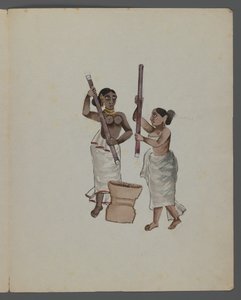 Une des neuf images montrant des Indiens dans différentes professions - Indian School