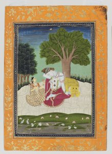 Parvati offre une coupe à Shiva - Indian School