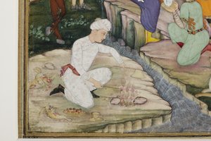 Pique-nique pendant une chasse (détail) - Indian School