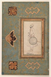 Portrait de Kuka Azam Shah, c.1640 - Indian School
