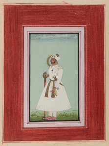 Portrait de Rao Vir Singh, vers 1780-1790 - Indian School