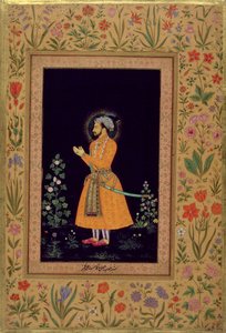 Portrait de Shah Jahan (1592-1666) Mughal, vers 1632 - Indian School