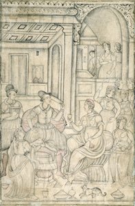 Marins portugais avec des femmes indiennes - Indian School