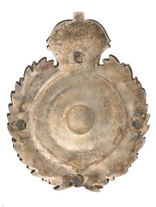Plaque de ceinture de cartouchière, Fusiliers volontaires de Bombay, 1877-1901 - Indian School