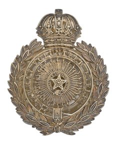 Plaque de ceinture de poche, Bombay Volunteer Rifles, 1877-1901 - Indian School