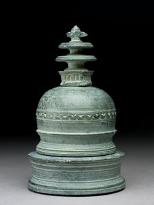 Reliquaire en forme de stupa - Indian School