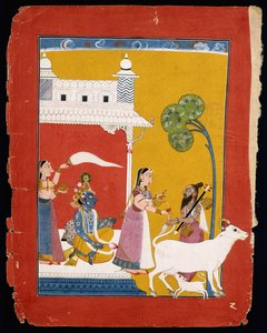 Rukmini offrant de l