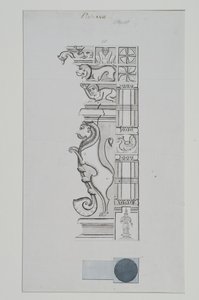 Colonne sculptée d