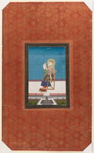 Shah Jahan avec un faucon, 1875-1900