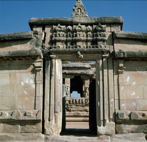 Porte latérale du temple - Indian School