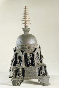 Stupa, Pala, Nalanda, Bihar - Indian School