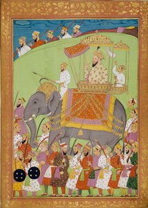 Sultan Babes sur un éléphant
