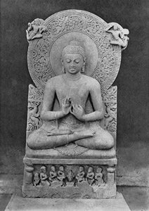 Bouddha enseignant (Dharmacakra mudrā)