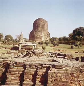 Le stupa Dhamekh, c.500 apr. J.-C. - Indian School