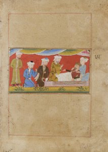 Alexandre malade dicte son testament, c.1475 - Indian School