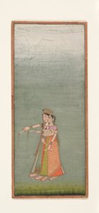Deux dames de cour avec des feux d