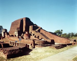Vue du temple principal du Site III, 320-350 - Indian School