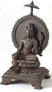 Vishnu, Pallava, Inde du Sud (bronze) - Indian School