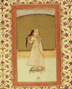 Femme se brossant les cheveux - Indian School