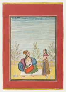 Femme et servante, vers 1700-10