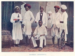 Indigènes indiens : domestiques de Bombay - Indian photographer
