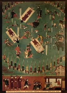 Le Martyre des Bienheureux Mi, Duong et Truat à Tongking, Chine, en 1838 - Indo Chinese School