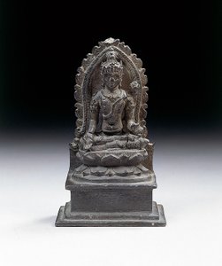 Figure de Padmapani javanais, fin du 9e siècle (bronze) - Indonesian