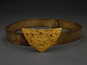 Boucle de ceinture, royaume de Klungkung, Bali, fin du 19e siècle - Indonesian School