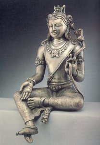 Manjusri (argent) - Indonesian School